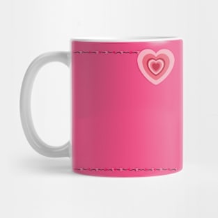 Pink Heart : sweetheart Mug